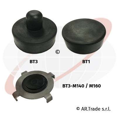 AR.Trade s.r.l Tamponi in gomma Garage equipment Connettori e adattatori per auto elettriche BT1 BT3 M140 M160