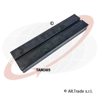 AR.Trade s.r.l Tamponi in gomma Garage equipment Tampone appoggio in gomma con rinforzo TAM365