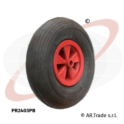 Ruota pneumatica per carriole nucleo in plastica (PR24-PR26)