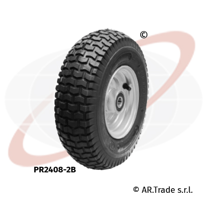 AR.Trade s.r.l ruote pneumatica per garden nucleo in lamiera PR2408-2B
