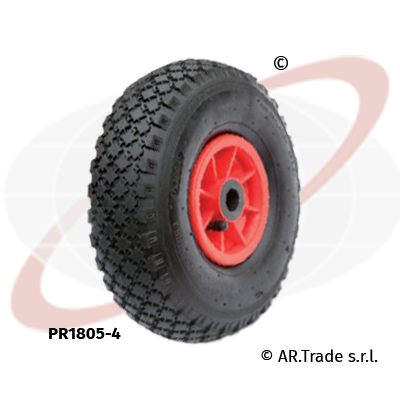 AR.Trade s.r.l ruote pneumatiche per carrelli nucleo in plastica PR1805-4