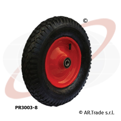 AR.Trade s.r.l ruote pneumatiche per carriola nucleo in LAMIERA VERNICIATA PR3003-8
